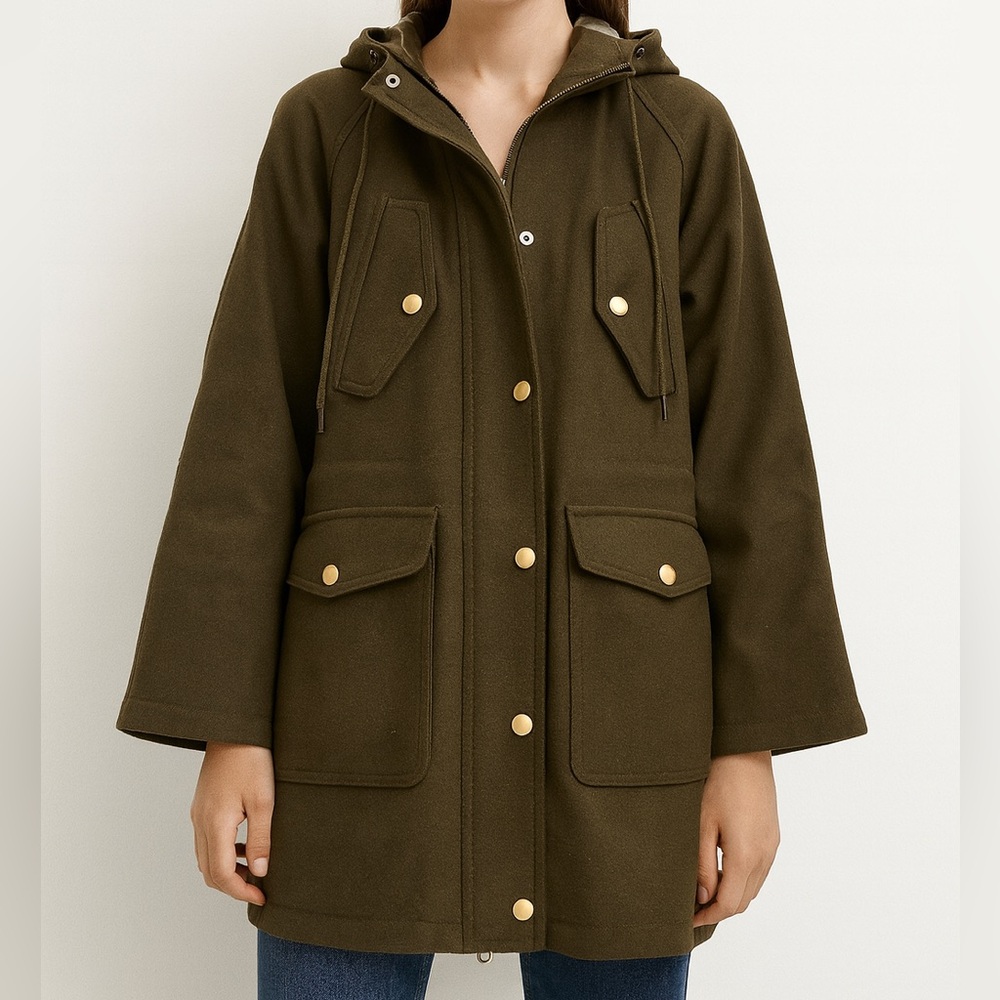 Jcrew Chateau Parka (Wooly Olive) Hooded Women's Coat